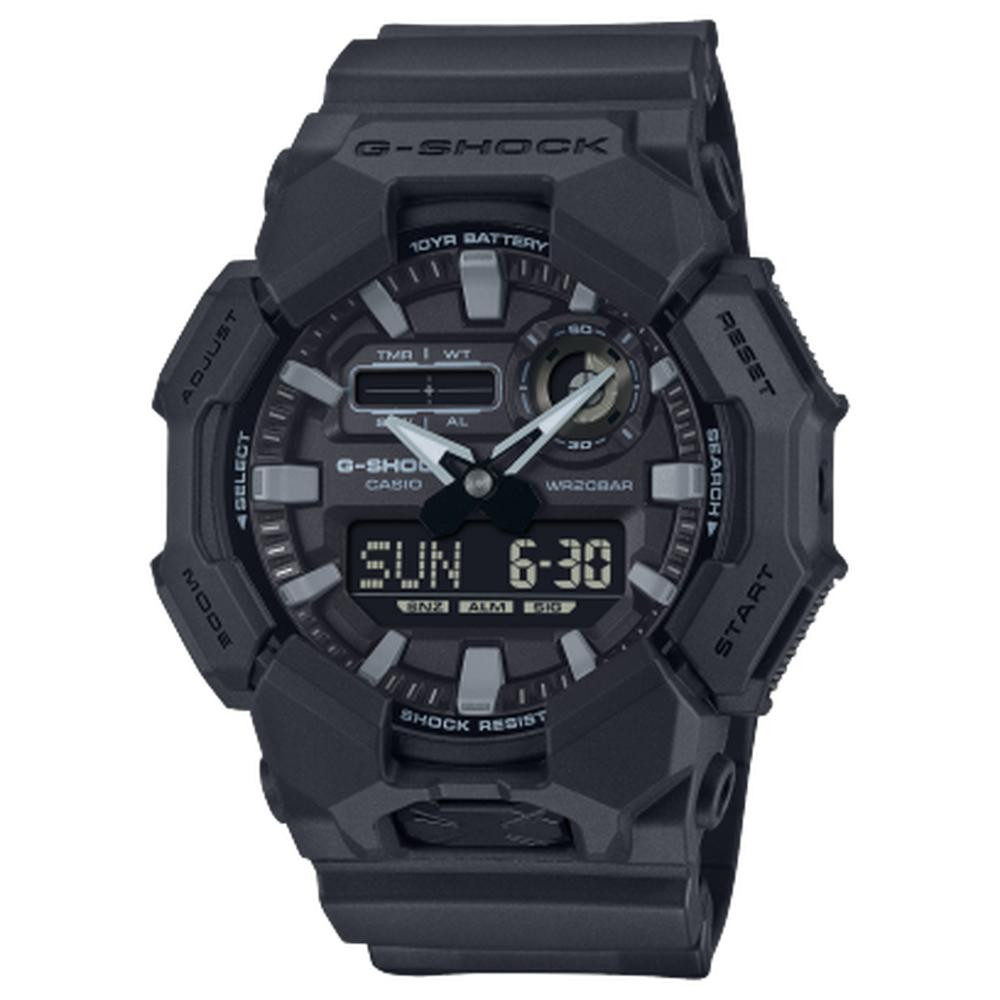 Casio G-Shock Analog-Digital Mens Watch, Sleek Black Design - GA-010-1A1DR
